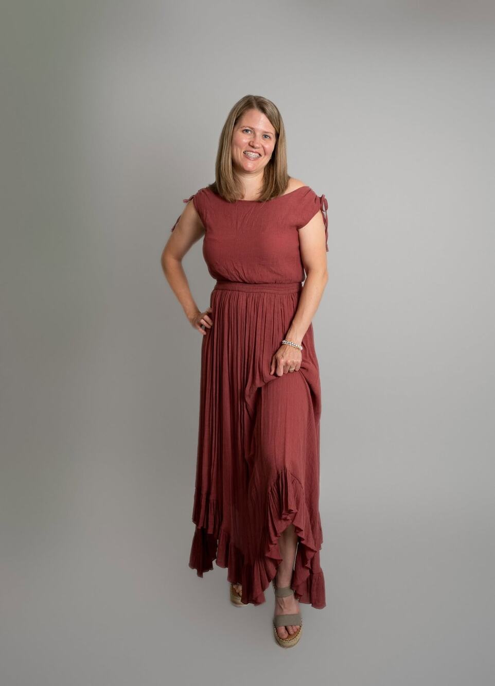 Joyfolie Giovanna Dress burgundy